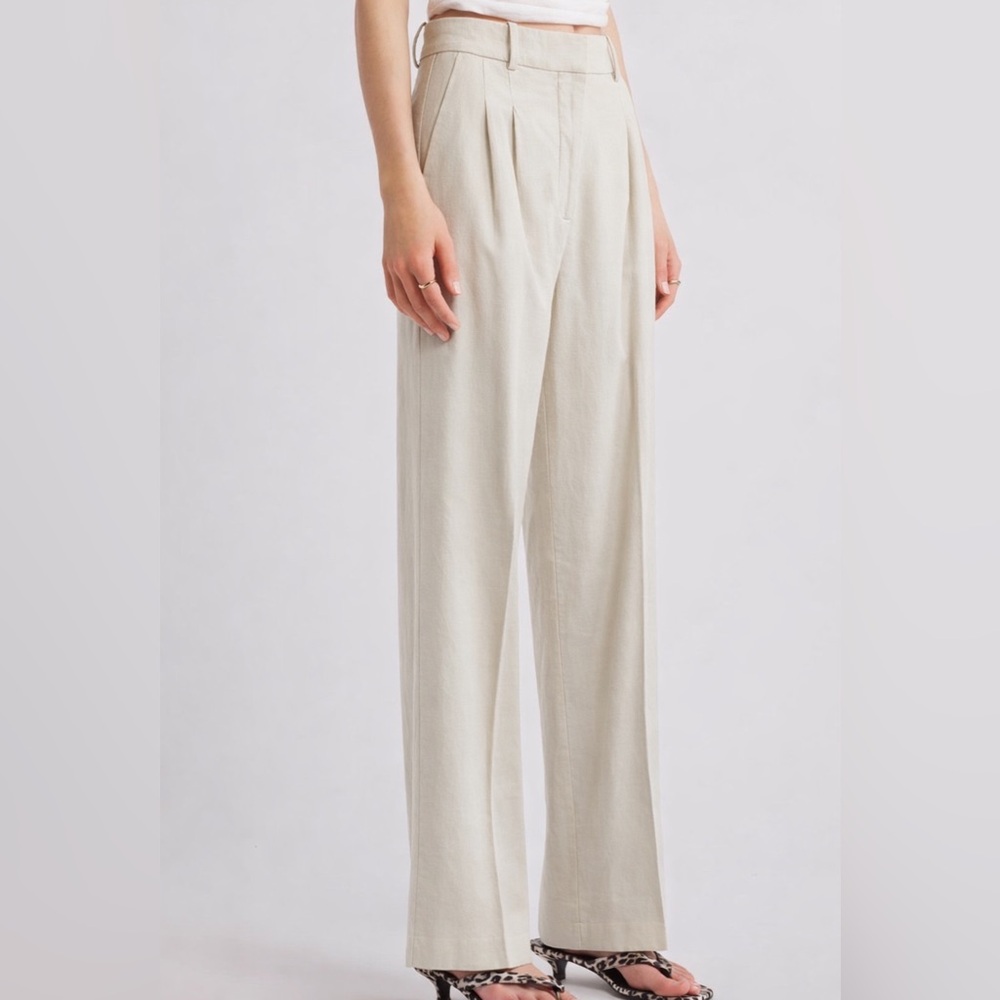 Open Edit Everyday Linen Blend Pants